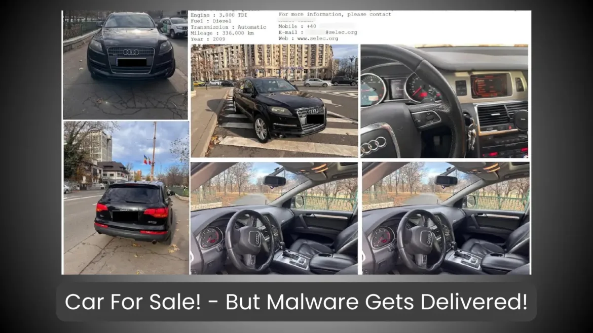 Audi Q7 Car For Sale – But Malware Will be Delivered Instead of Car